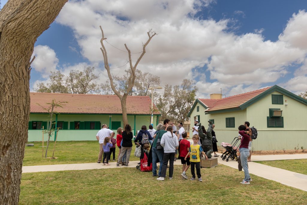הדרכה בצריף בן-גוריון