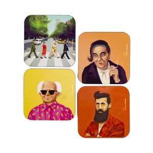 תחתיות לספל עם דמויות מבית HIPSTORY